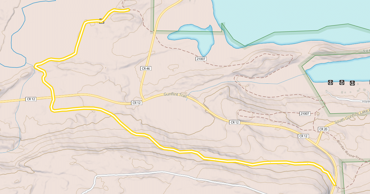 Map preview of Rabbit Run Trail