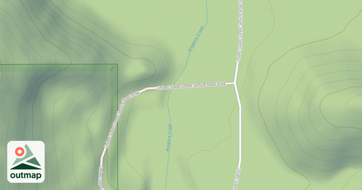 Map of BRIDGE RIDGE
