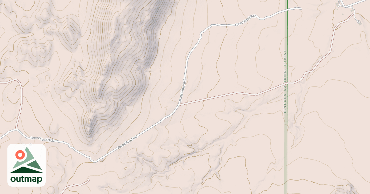 Map of USFS National Forest System Roads {D2987FEF-3E60-4FE5-B2EB-E7BBCD476F8D}