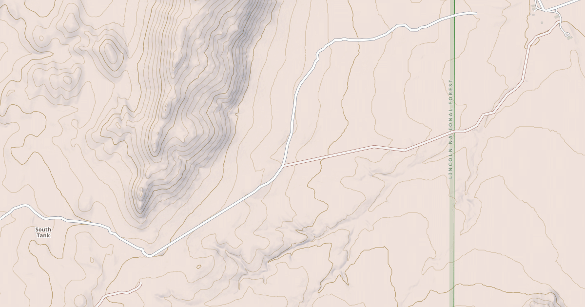 Map preview of USFS National Forest System Roads {D2987FEF-3E60-4FE5-B2EB-E7BBCD476F8D}
