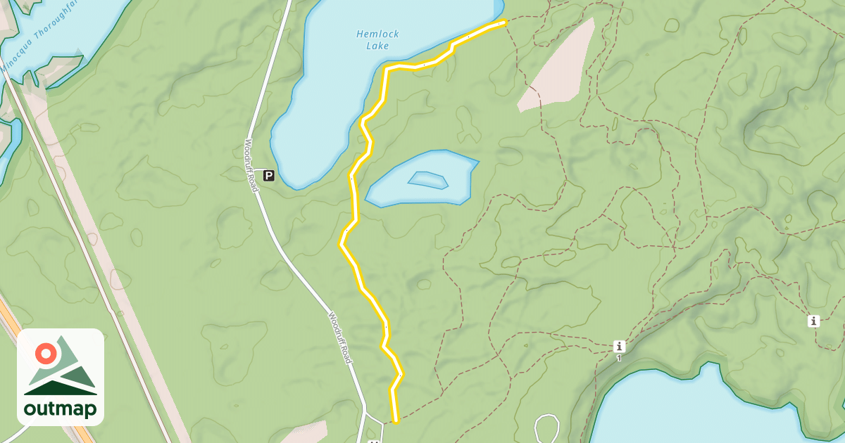 Map of Nature Trail Loop