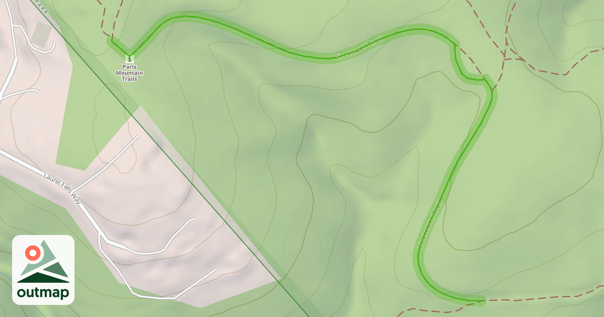 Map of Firetower Trail