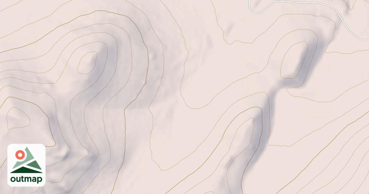 Map of CUSTER PEAK BR 1F