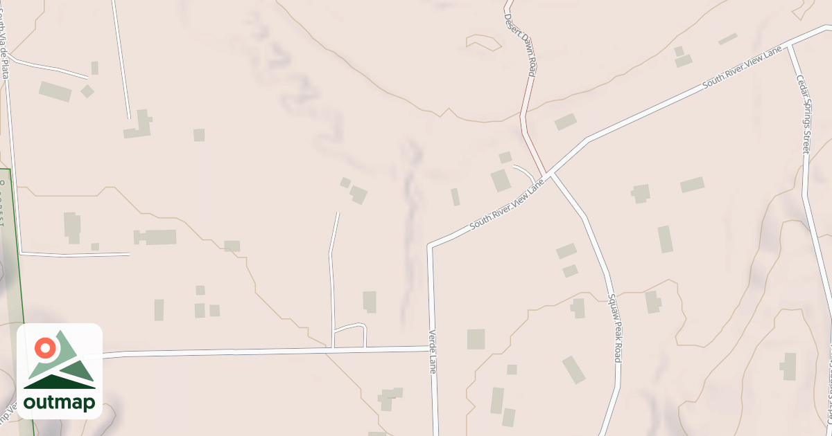 Map of BEASLY FLAT REC. AREA