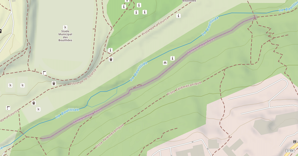 Map preview of Sentier Pour Tous