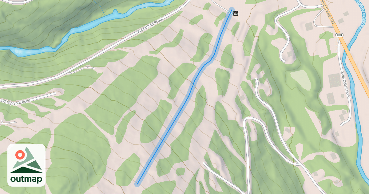 Map of Lower Salt Ash