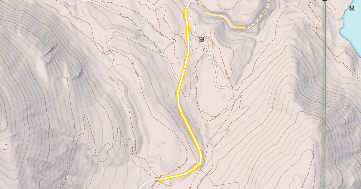Map preview of National Forest Development Road 4410