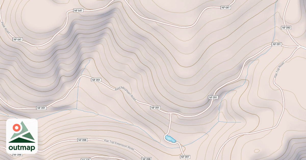 Map of BALD MTN