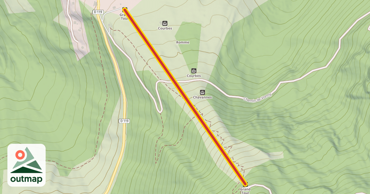 Map of Grand Tour