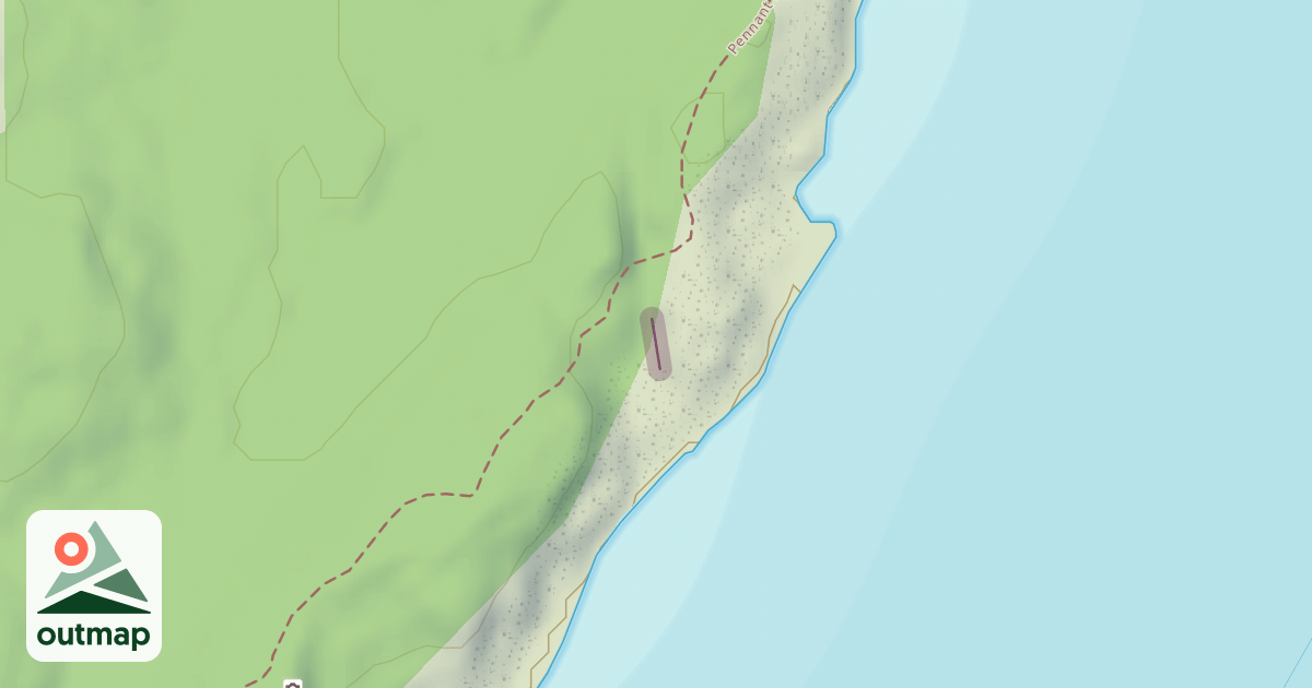 Map of Sandy Landing Area