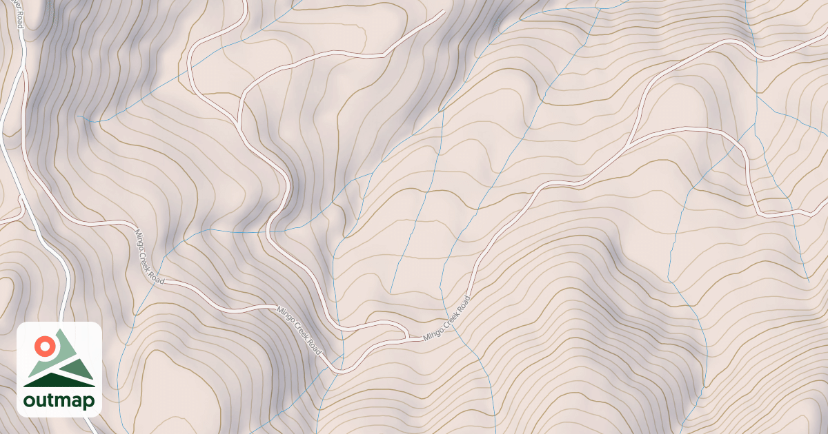 Map of MINGO CREEK