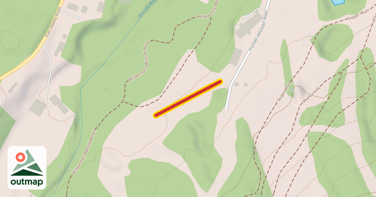 Map of Tubing Magic Carpet