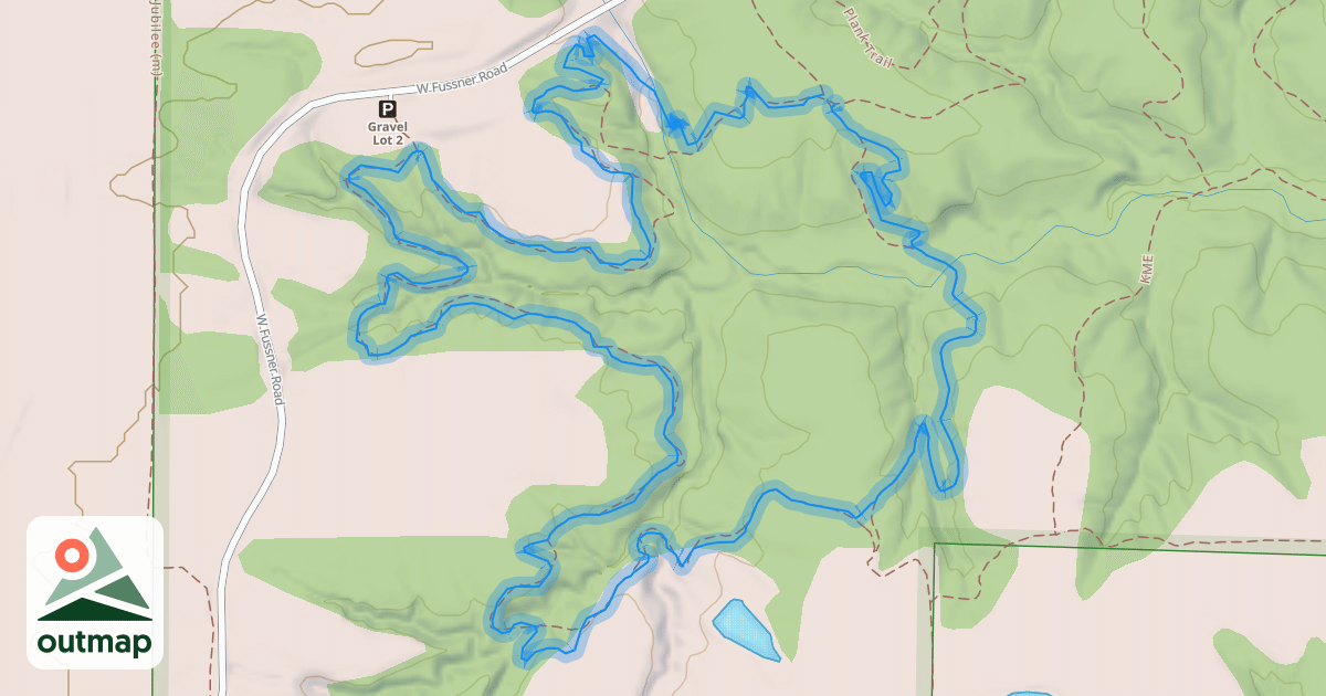 Map of Plank Trail