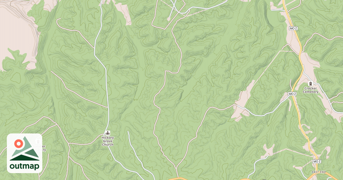 Map of HICKORY GROVE CHURCH