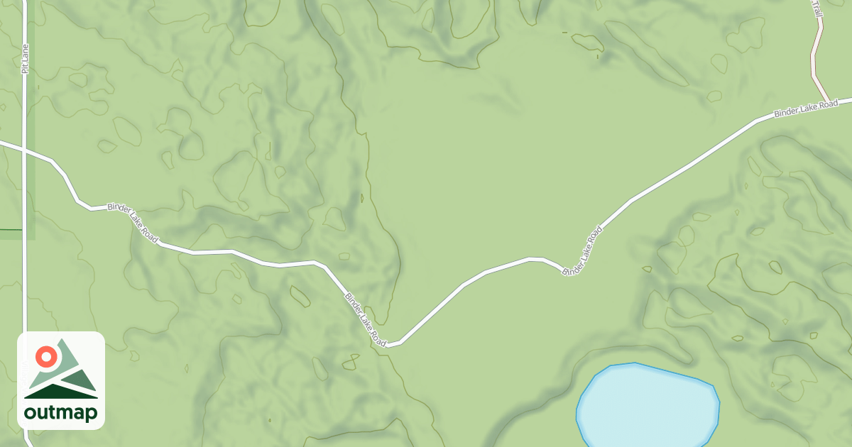 Map of BINDER LAKE ROAD