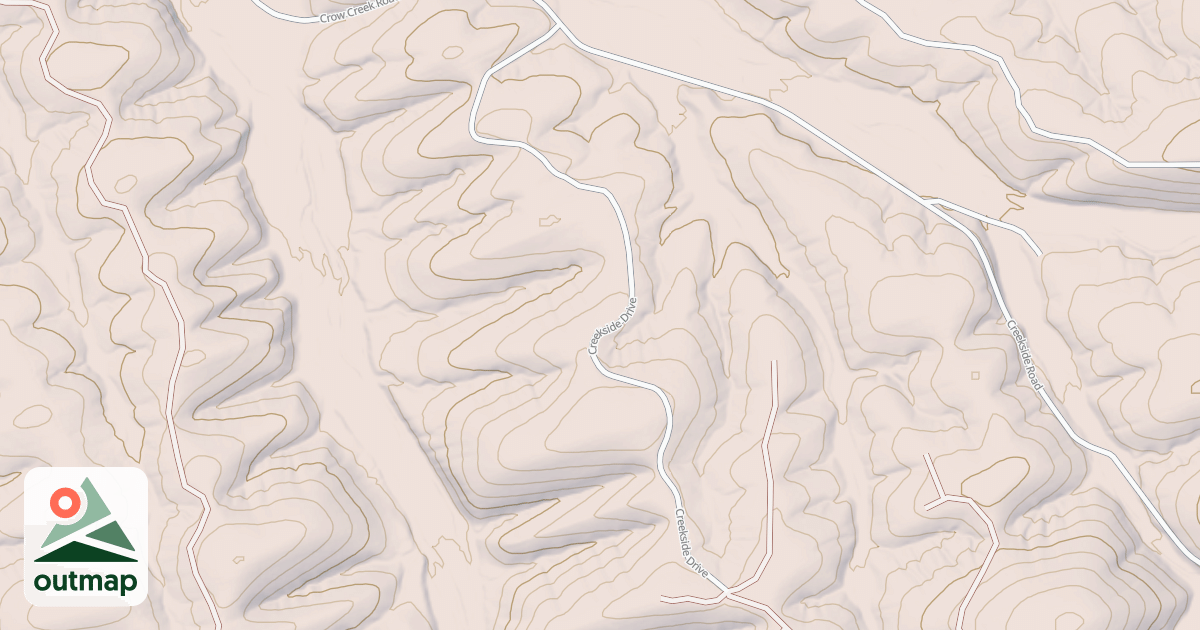 Map of ALLEN CREEK