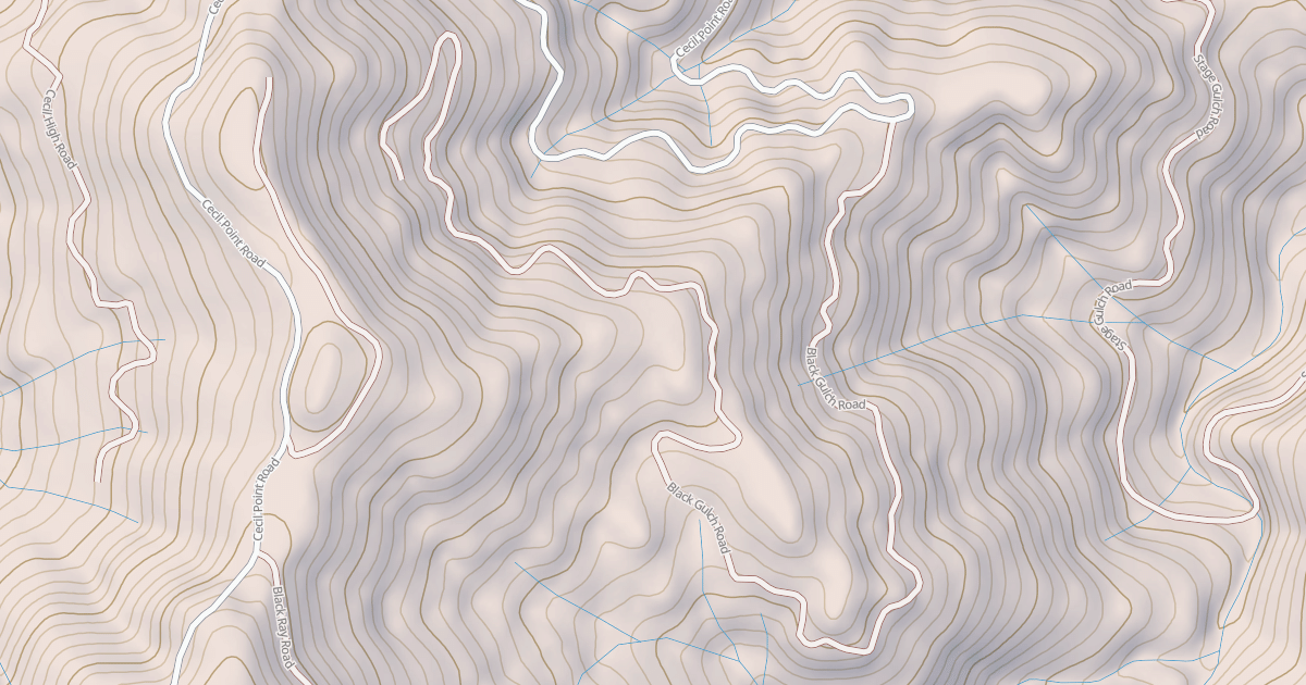 Map preview of BLACK GULCH