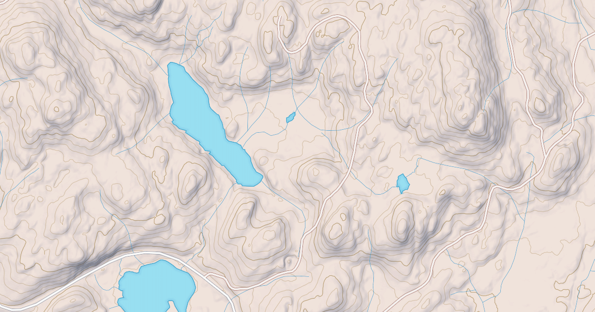 Map preview of Pie Pan Lake  2000610 Rd