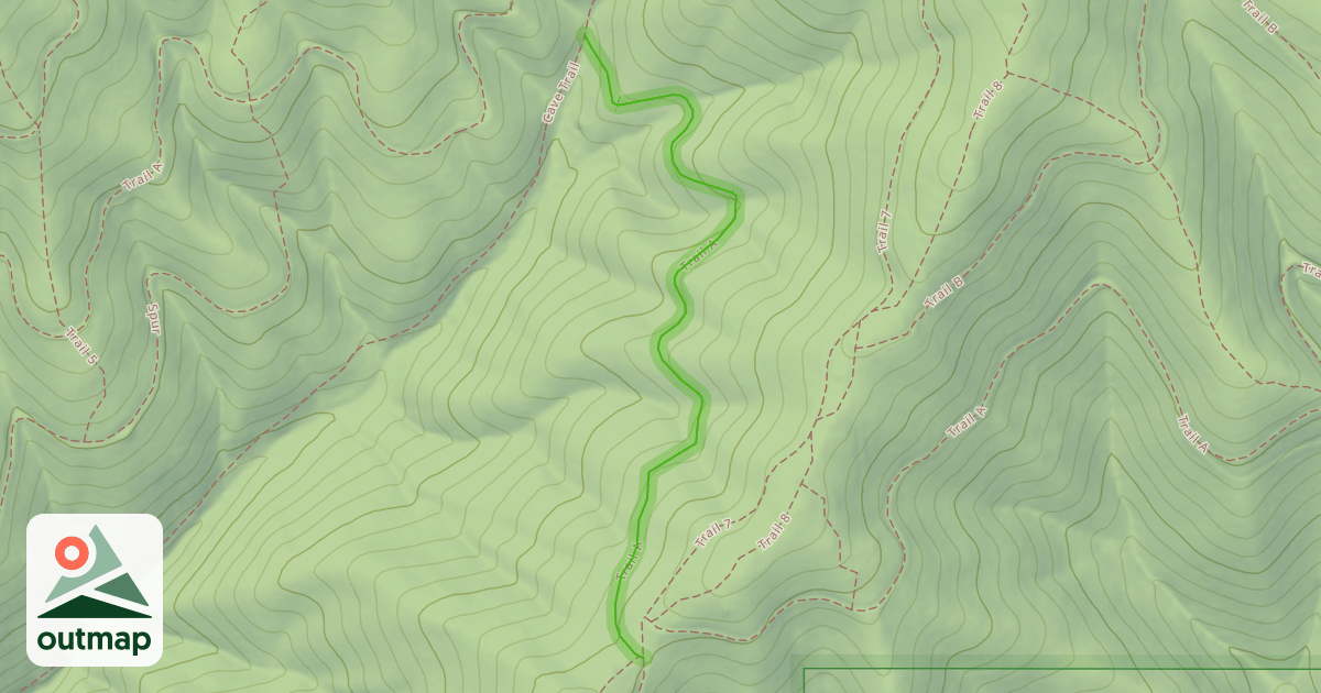 Map of Trail A