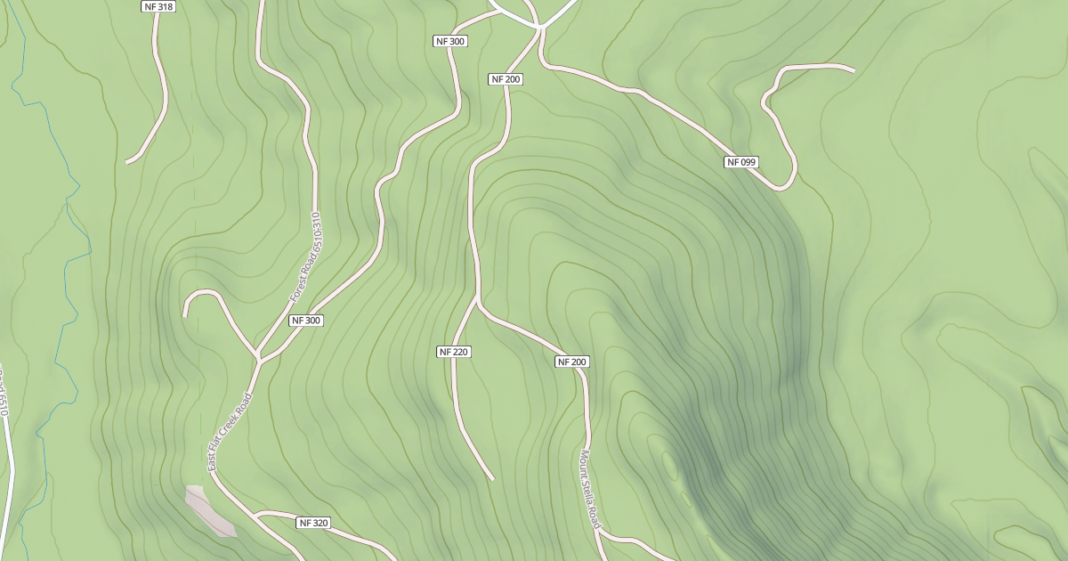 Map preview of MT STELLA LOOKOUT