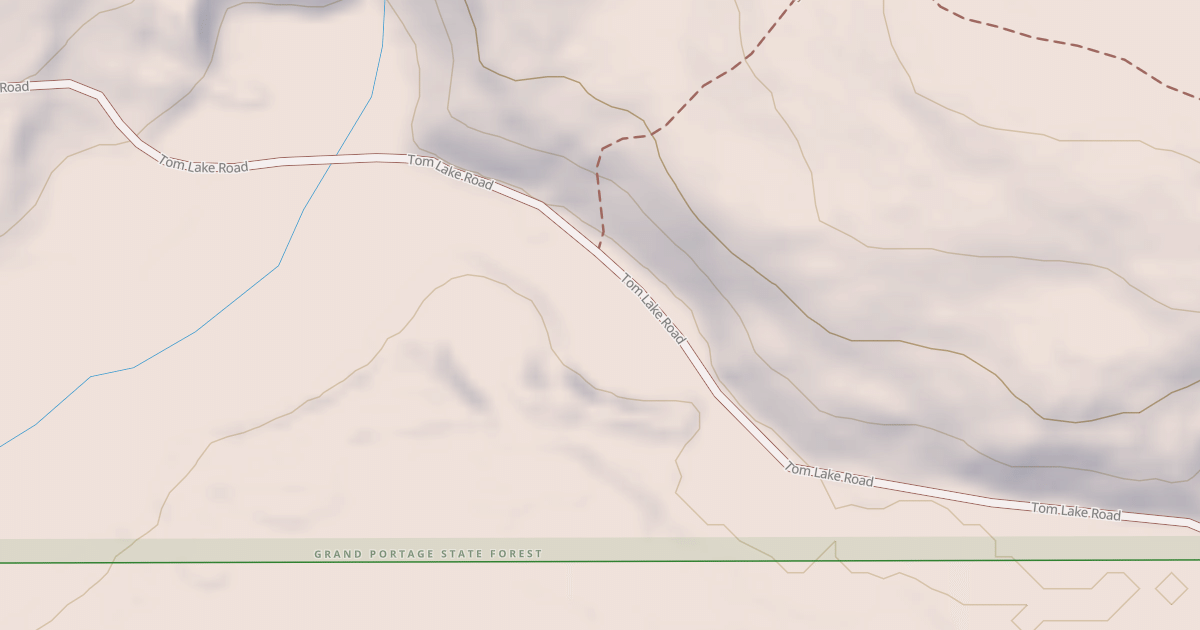 Map preview of Hovland Woods Trail