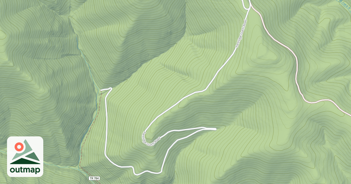 Map of PARTRIDGE GULCH