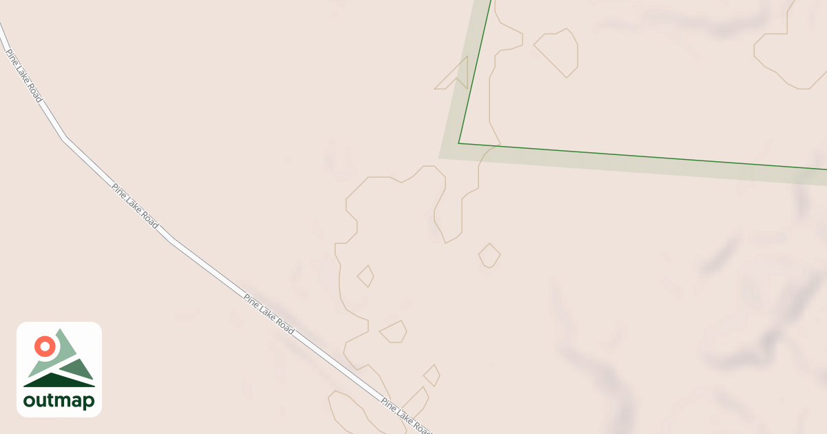 Map of HJALMER LAKE SPUR B