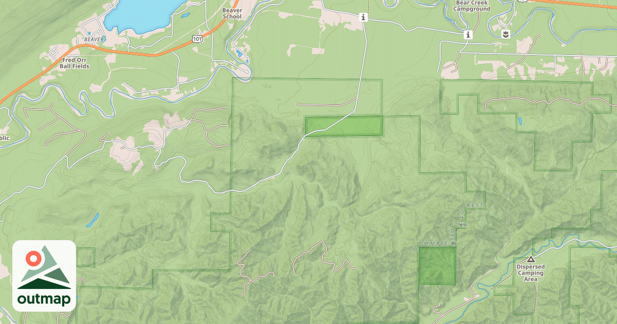 Map of USFS National Forest System Roads {986B7D36-B7C8-45B7-B9DA-F187E85D78F3}