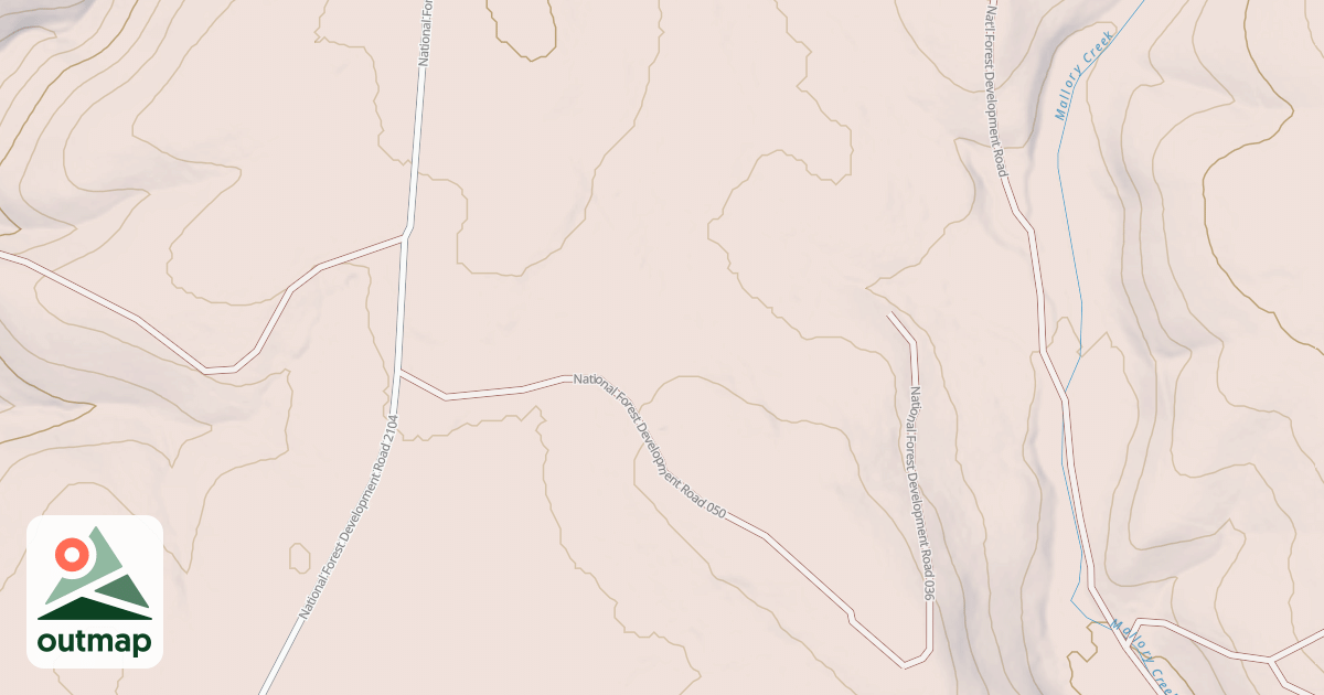 Map of USFS National Forest System Roads {C6260468-5310-423B-8030-6F0D109529BD}