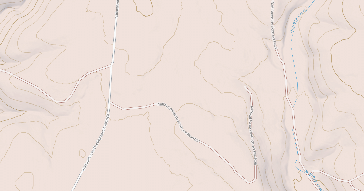 Map preview of USFS National Forest System Roads {C6260468-5310-423B-8030-6F0D109529BD}
