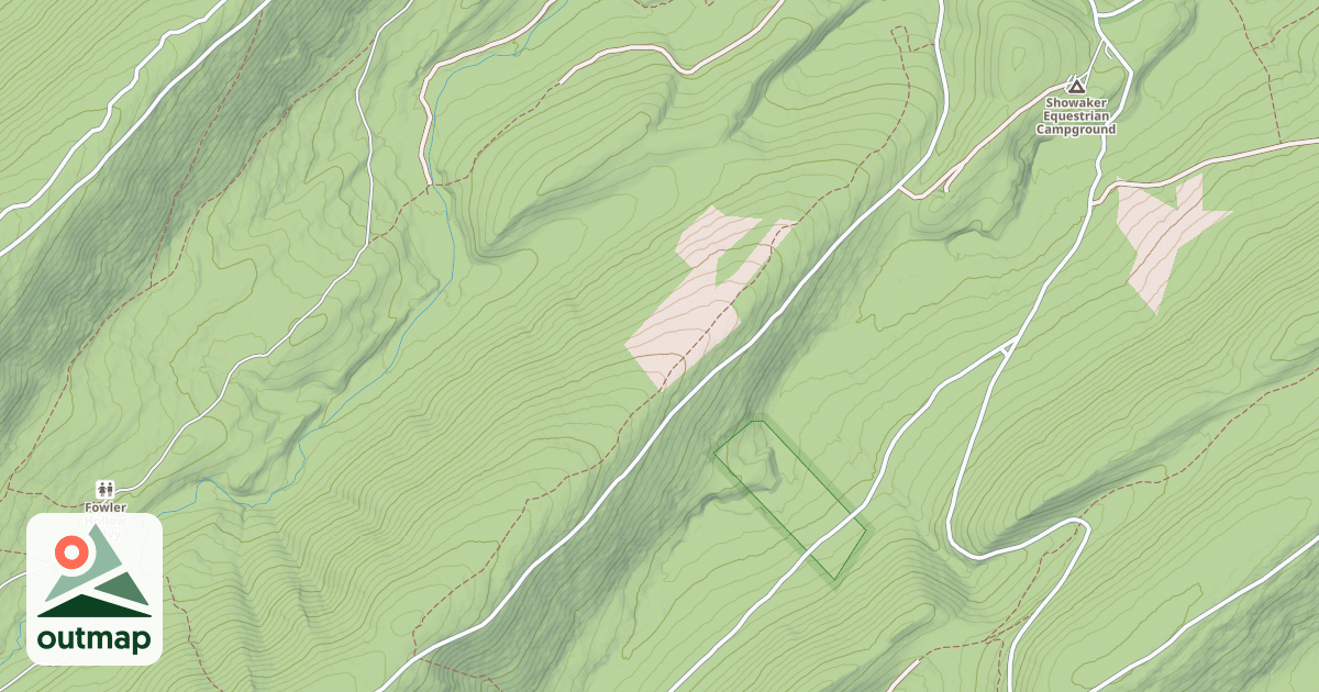 Map of Fowlers Hollow Trails