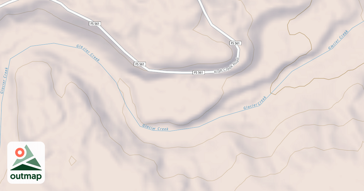 Map of KRAFT DISPERSED REC