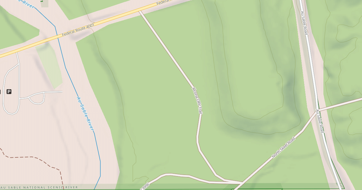 Map preview of ALCONA ATV TRAIL