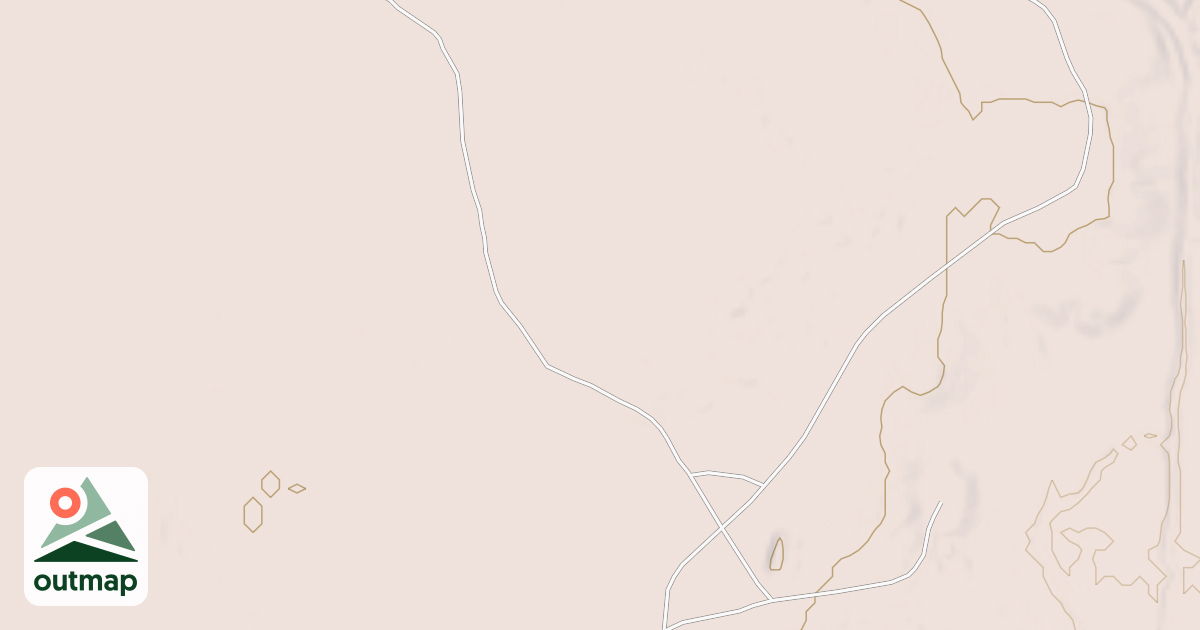 Map of Hackberry Trail System - Outer Loop Trail
