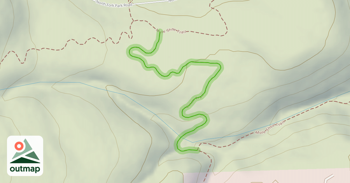 Map of Cinch Trail