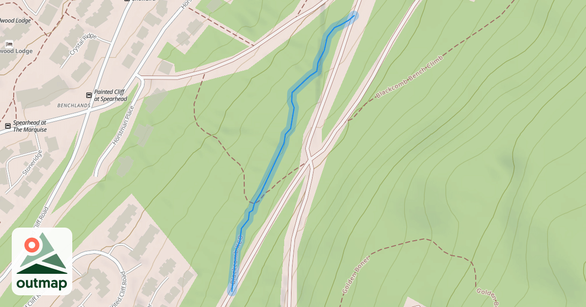 Map of Blackcomb XCO