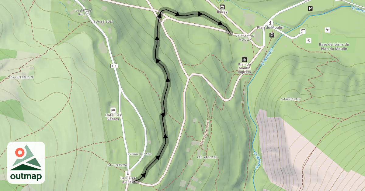 Map of DH Motte O Raide