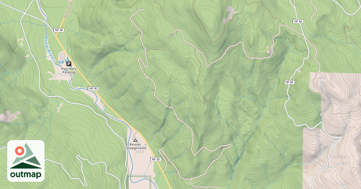 Map of BIG BUTTE