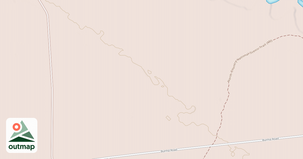 Map of BURMA GRADE SPUR E