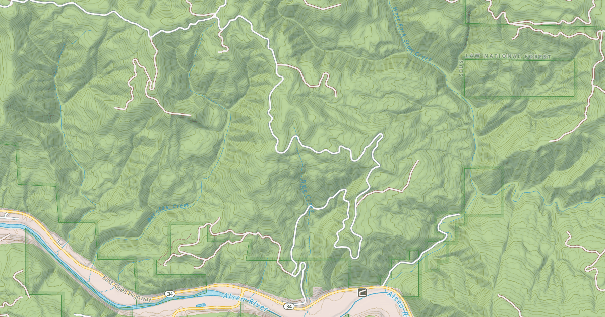 Map preview of TIDEWATER