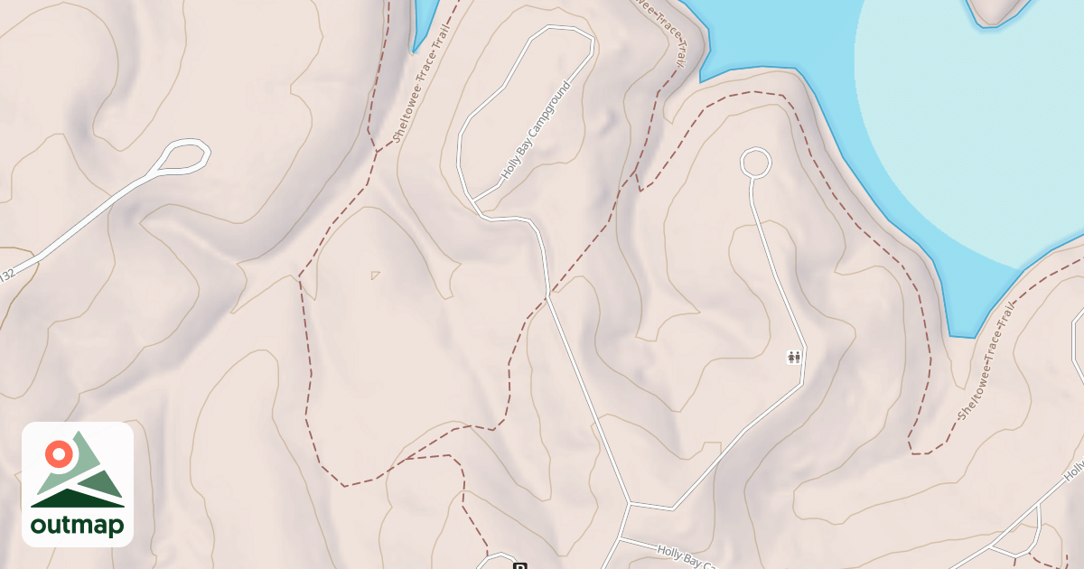 Map of HOLLY BAY