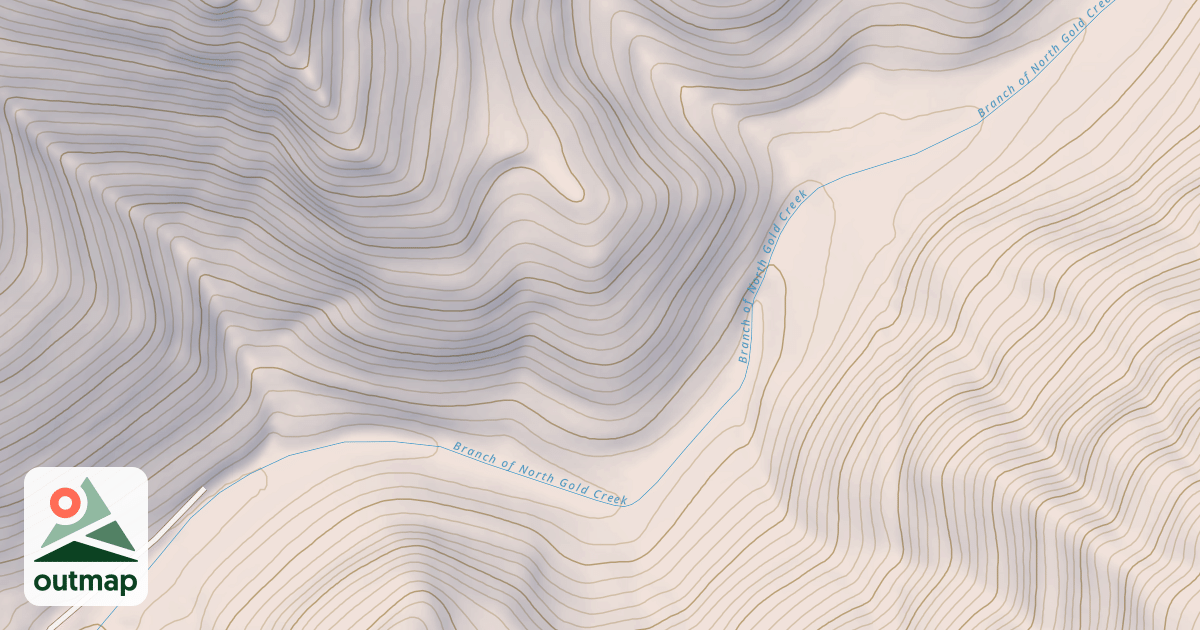 Map of Branch North Gold Creek