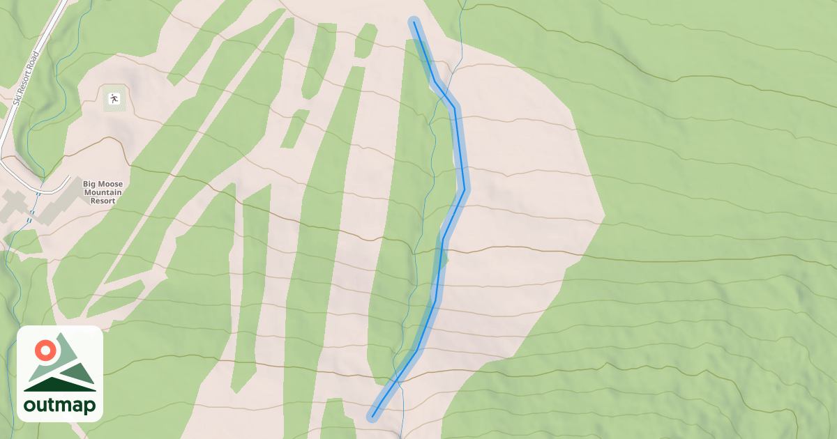 Map of Lower Allagash