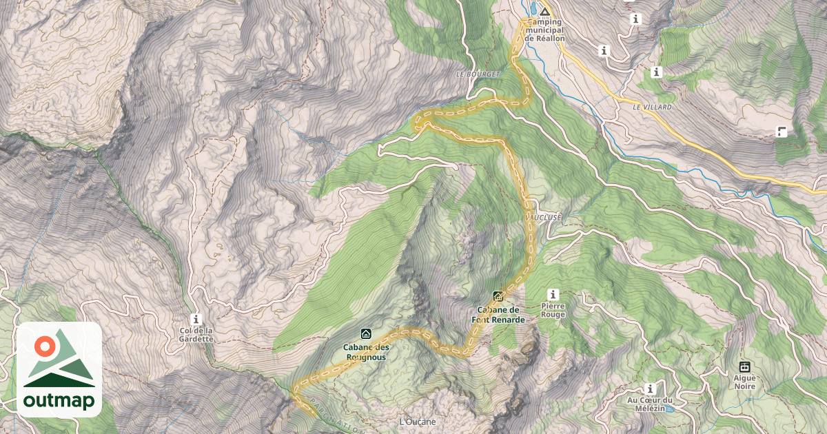 Map of L'Esillon — La Cure