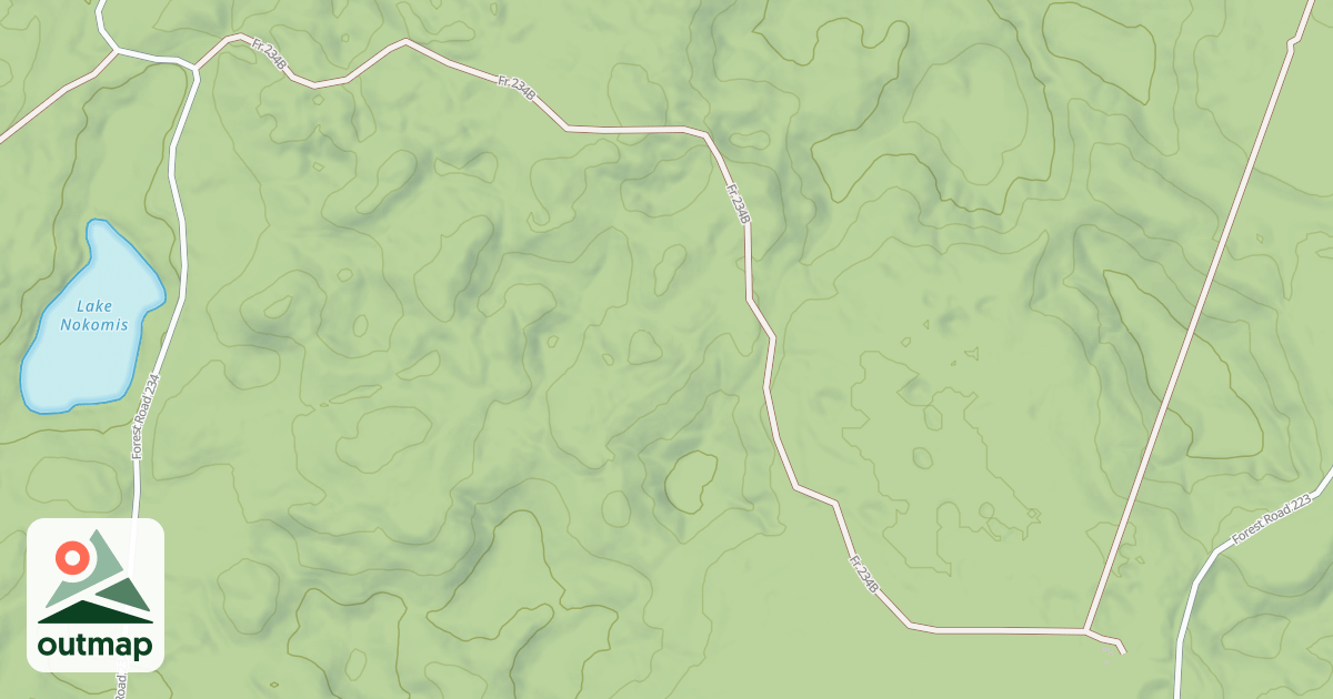 Map of FR 234B