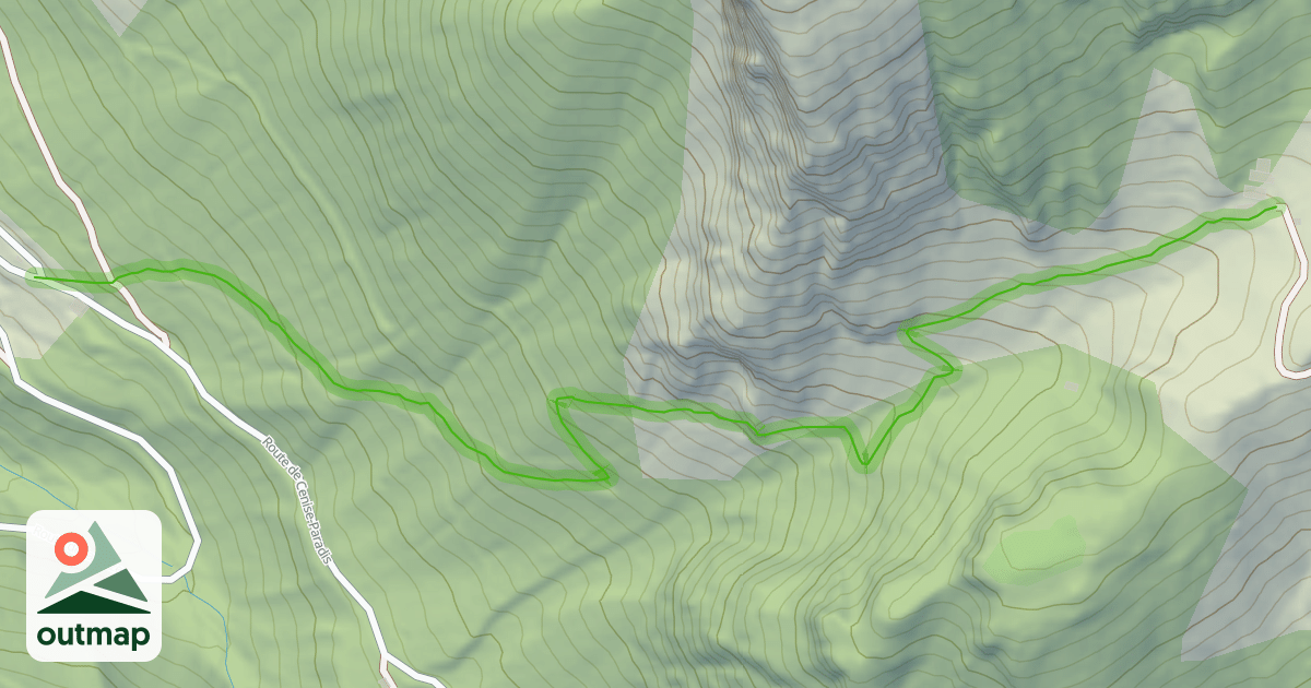 Map of Chemin du Bachal