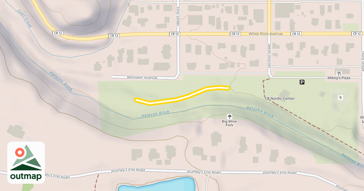 Map of CB Nordic Practice Loop