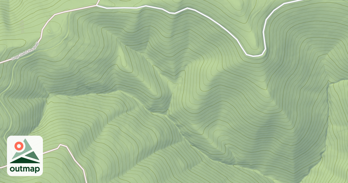 Map of Grays Gulch