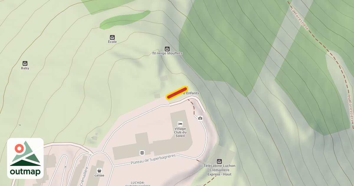 Map of Tapis ESF