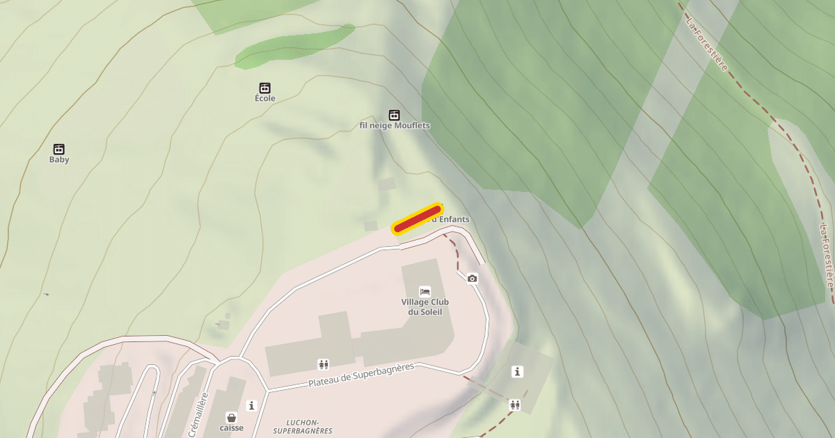 Map preview of Tapis ESF